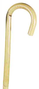 Farmers' Manilla Cane Crook Walking Stick