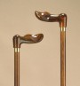 fischer synthetic amber handled walking sticks