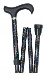 In Stock:
Yes
Folding Derby Handled Stick Black with polkadots