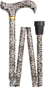 In Stock:
Yes
Folding Derby Handled Walking Stick Leopard print 4846A