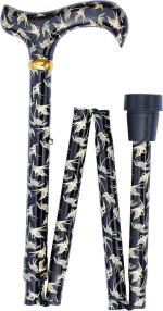 In Stock:
Yes
Folding Derby Handled Walking Stick with swallows 4844D