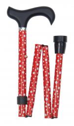 In Stock:
Yes
Folding Derby Stick - Red with White Polka Dots 4823A