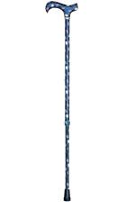 Fritillary Design Adjustable Walking Stick 4834D