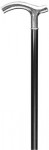 gents silver crutch handled walking cane