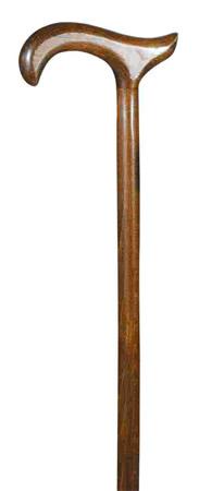 Gents Long Derby Walking Cane with Beech Wood Shaft 3201L