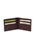 Gianni Conti Bi-Fold Wallet with Two Note Sections 9407220