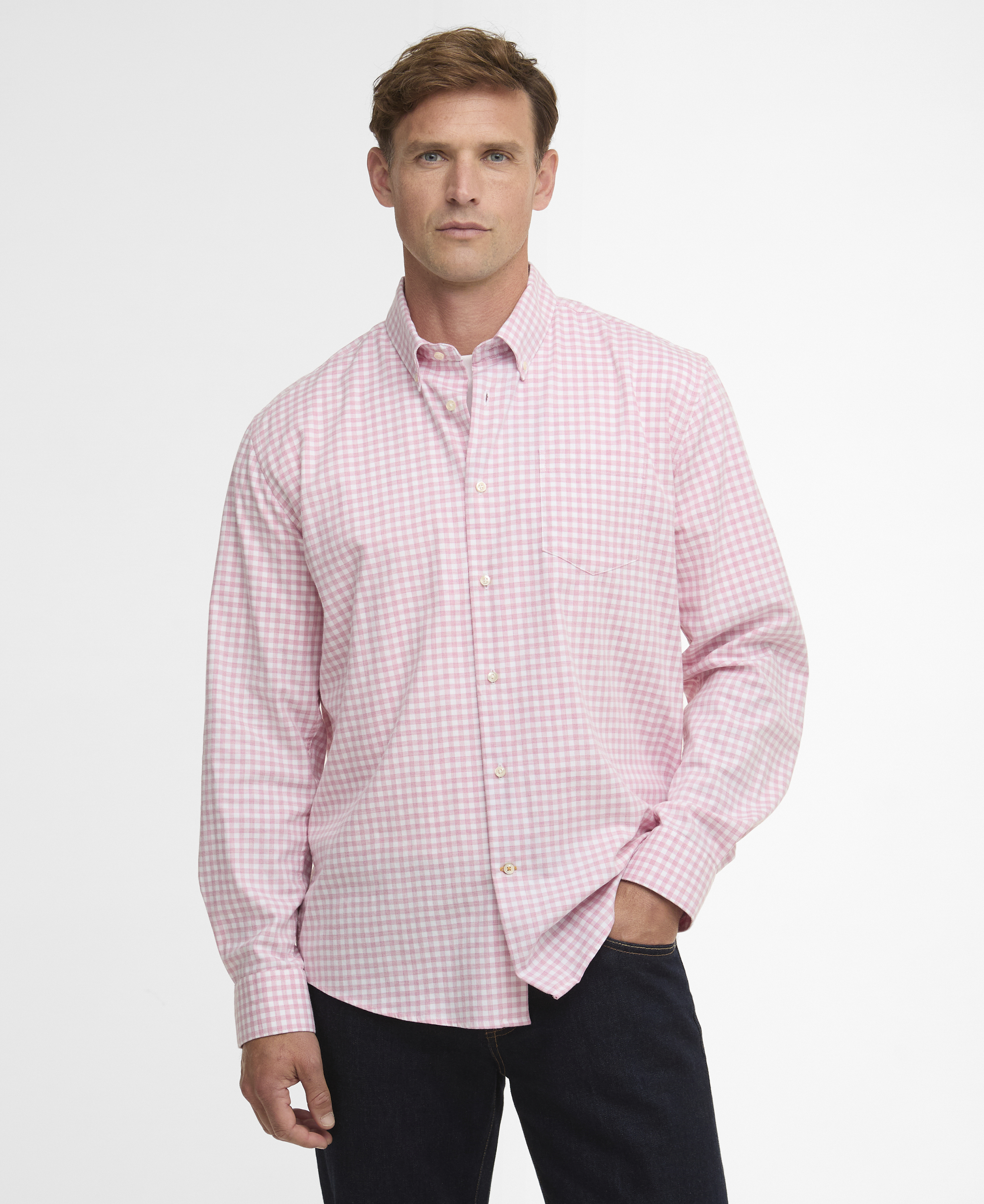Barbour Gingham Aukside Regular Fit Shirt MSH5727