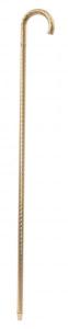 In Stock:
Yes
Golden Twisted Formal Crook Walking Stick 1717