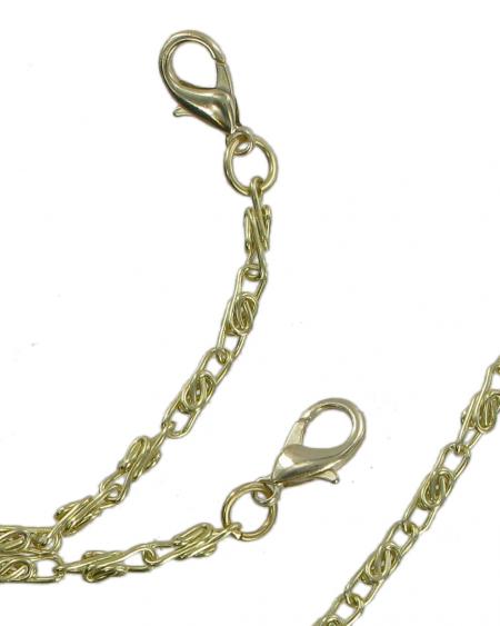 Gold Finish Chain Handbag Strap 98cm CXCHABR