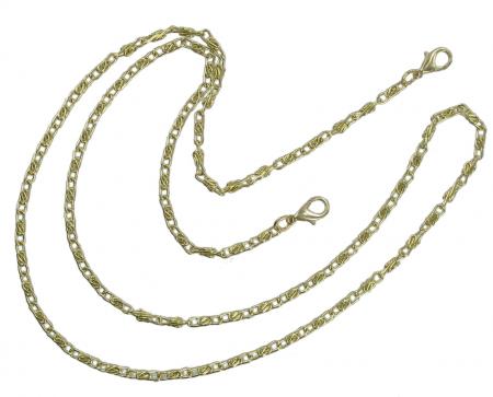 Gold Finish Chain Handbag Strap 98cm CXCHABR