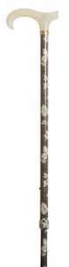 Grey Green Cane with extending metal shaft 4098A