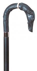 Greyhound Head Crook Walking Stick