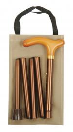 In Stock:
Yes
Handbag Folding Walking Cane in coffee brown