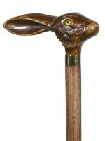 Hare Head Walking Stick