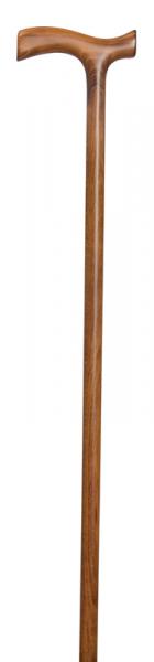 Ladies' Mini Beech Crutch Walking Stick lightly scorched