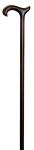 Ladies' Mini Beech Derby Walking Stick dark scorched