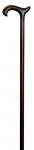 Ladies' Mini Beech Derby Walking Stick dark scorched