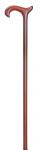 Ladies' Mini Beech Derby Walking Stick in burgundy