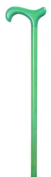 Ladies Pastel Beech Derby Walking Cane in aqua