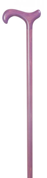Ladies Pastel Beech Derby Walking Cane in lavender