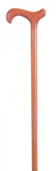 Ladies Pastel Beech Derby Walking Cane in peach