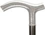 Ladies Silver Plated Crutch Handled Walking Cane