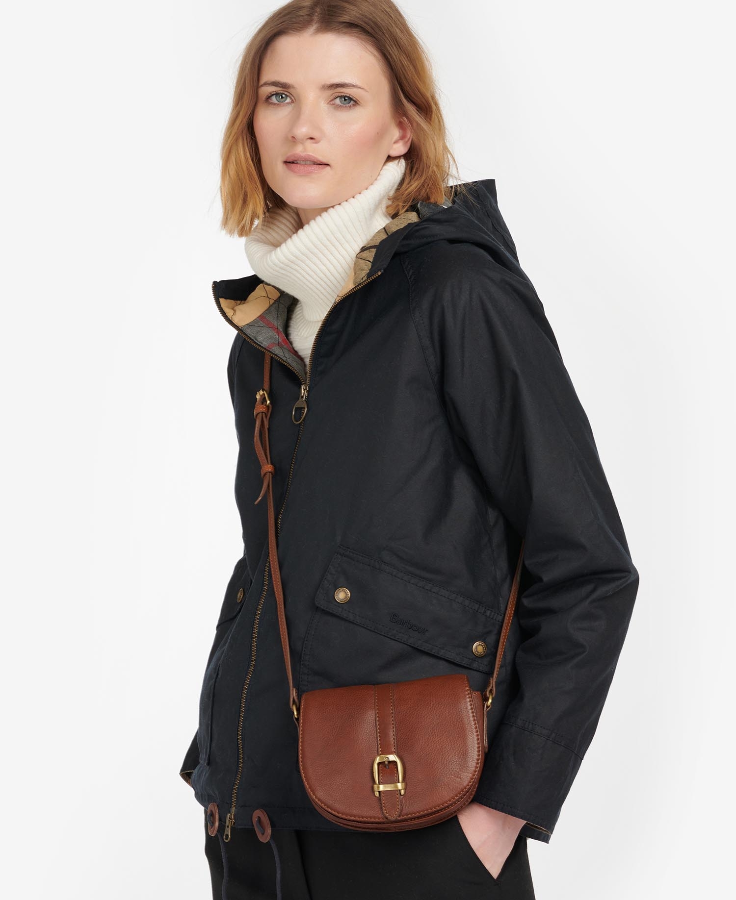 Barbour Laire Leather Saddle Bag LBA0349