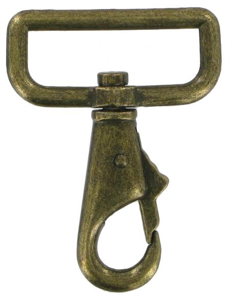 Large Antique Brass Finish Snap Hook COXTH027ANTB