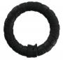 Leather Bound Handbag Strap Attachment Ring in Black RADHL1BLK