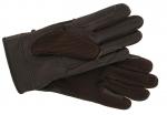 Leather Palm Riding Gloves Brown