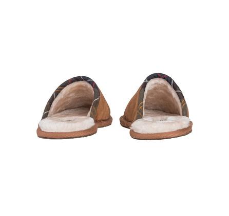 Leigh Ladies Slipper by Barbour in camel rear view