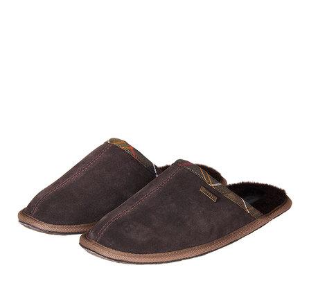 Leigh Ladies Slipper by Barbour in brown