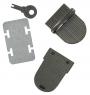 Lockable Tucktite fastener Gunmetal Finish CTT10