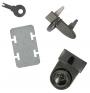 Lockable Tucktite fastener Gunmetal Finish CTT10