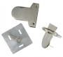 Lockable Tucktite Fastener in Polished Chrome CTT20