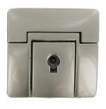 Lockable Tucktite Fastener Satin Chrome CXLK5