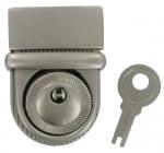 Lockable Tucktite fastener Satin Chrome Finish CTT10CH