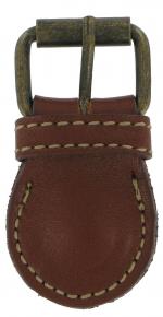 In Stock:
Yes
Antique Brass Buckle in Brown leather with contrast stitching