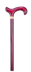 Mahogany Derby cane with collar C2372