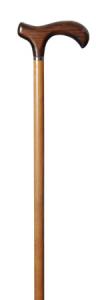 Melbourne Derby Cane with light Beech Wood Shaft and dark handle