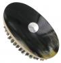 Men's Hair Brush, Horn Back & Natural Bristles HB1SB