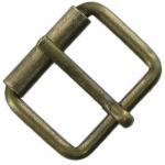 26mm Single Roller Buckles in brass, antique brass and chrome CXSB3