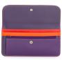 My Walit Simple Flapover Purse/Wallet in sangria multi open