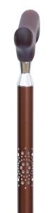 In Stock:
Yes
Narrow Necked Height Adjustable Cane in coffee 4689