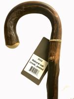 Natural Oak Crook Peeled Walking Stick 3503