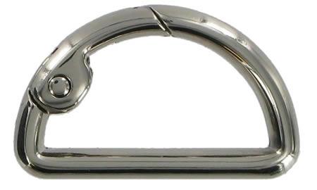 Nickel Spring Gate Semi-circle C0526