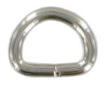 Pack of 10 Nickel Split D-rings 13mm CXD2