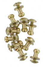 Pack Of Ten Gold Finish Sam Browne Studs Small COXSB4GD