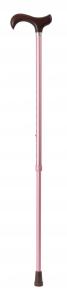 Pastel everyday derby, adjustable walking stick in pink 