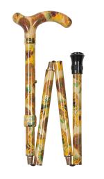 Petite Folding Cane with Van Gogh's Sunflowers 4663A